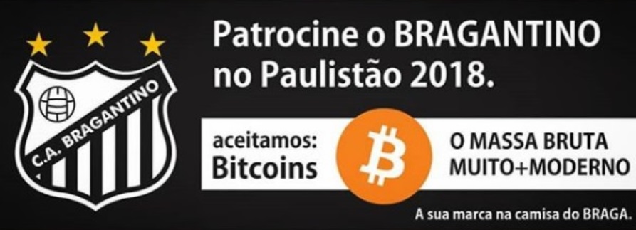 Bragantino busca patrocínios e inova ao aceitar até bitcoins