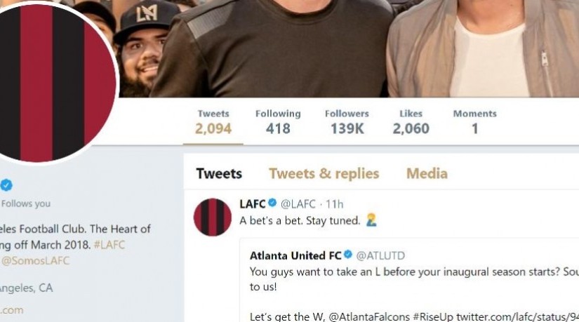 Atlanta United e LAFC aproveitam duelo na NFL e fazem aposta no Twitter