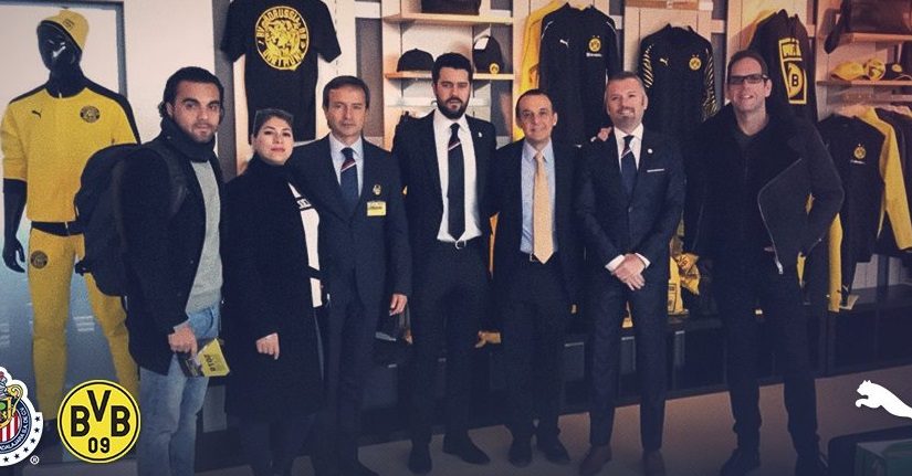 Patrocinados pela PUMA, Borussia Dortmund e Chivas firmam parceria