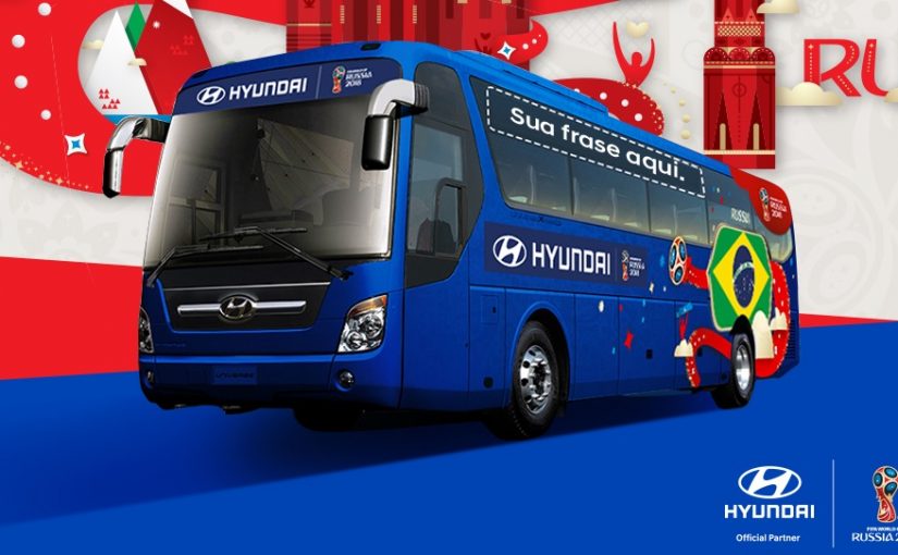 Hyundai abre votação para escolher frase do ônibus do Brasil na Copa