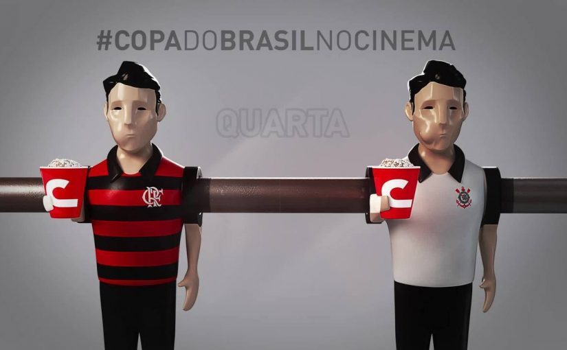 Cinemark leva Flamengo x Corinthians, pela Copa do Brasil, para o cinema