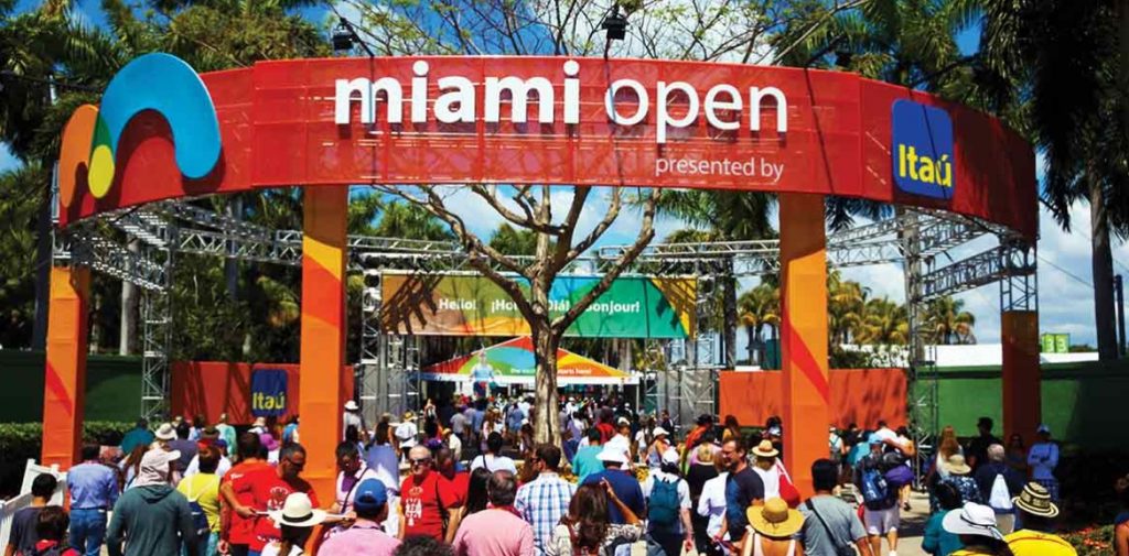 Itaú seguirá como principal patrocinador do Miami Open por mais cinco anos