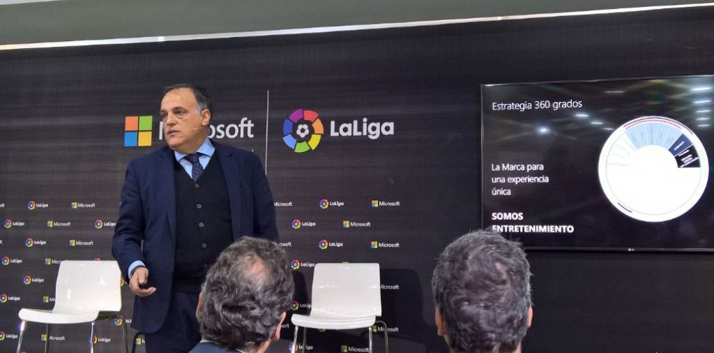 LaLiga amplia parceria global com a Microsoft
