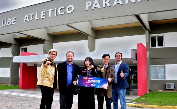 Atlético/PR participará de reality show de TV chinesa