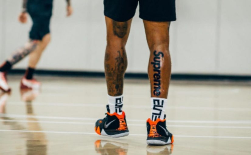JR Smith tatua ‘Supreme’ na perna e pode ser multado pela NBA