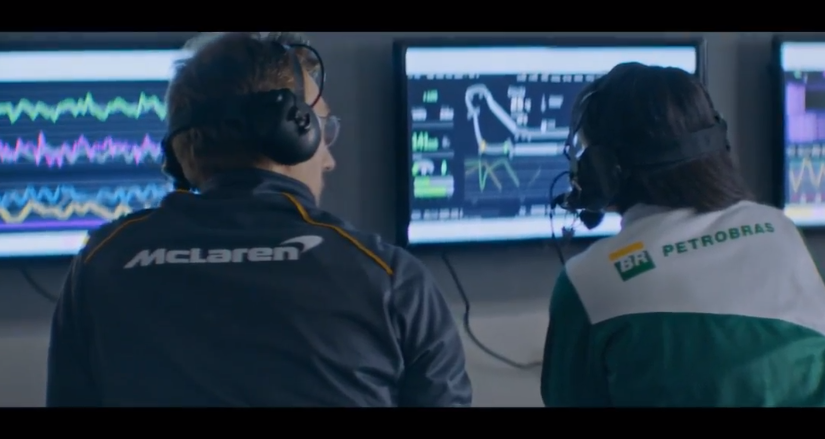 Petrobras e McLaren ativam parceria com histórias de profissionais da F1
