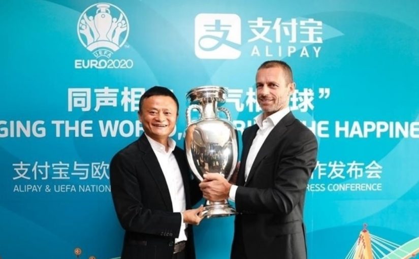Uefa fecha com Alipay para torneios de seleções até 2026