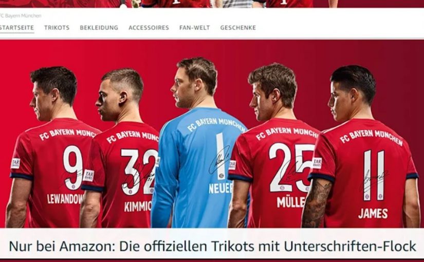 Bayern de Munique segue tendência e lança loja on-line na Amazon
