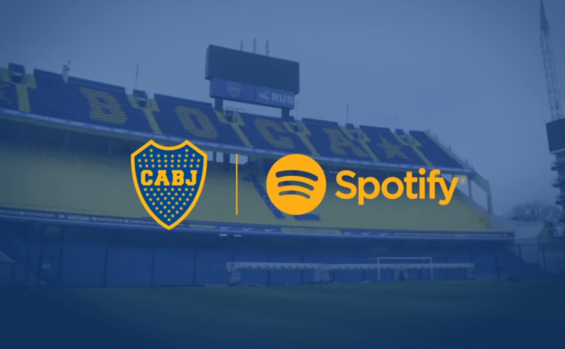 Boca Jrs anuncia parceria com o Spotify
