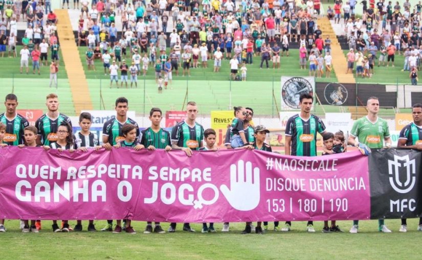 Maringá FC adere à campanha de violência contra a mulher