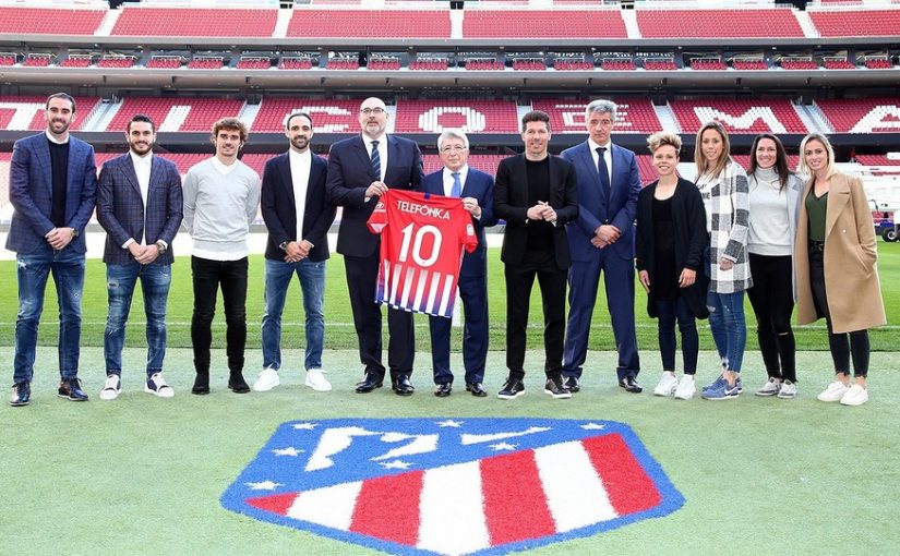 Telefónica fecha acordo com Atlético de Madrid até 2024