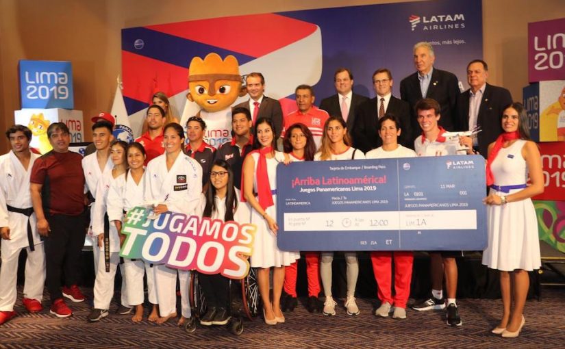 Latam é a companhia aérea dos Jogos Pan-Americanos 2019