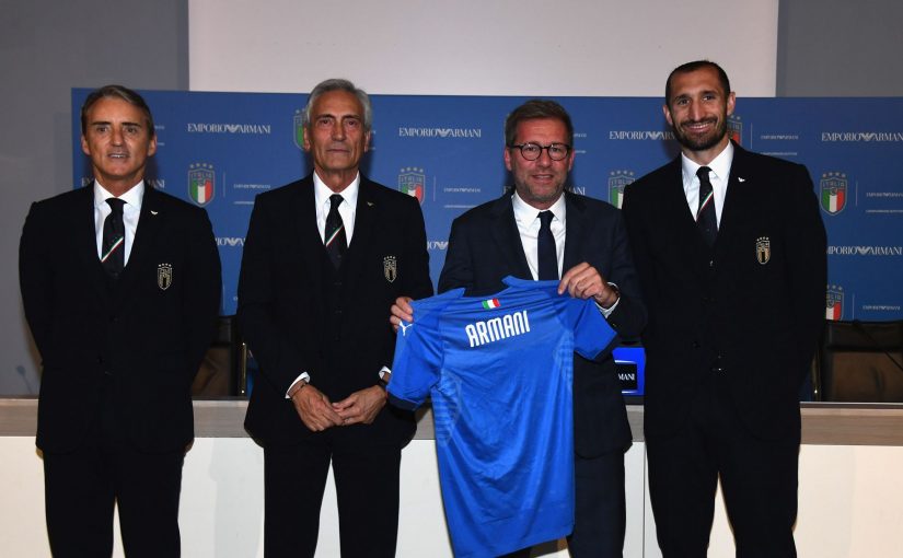 Armani retoma parceria com Federação Italiana de Futebol