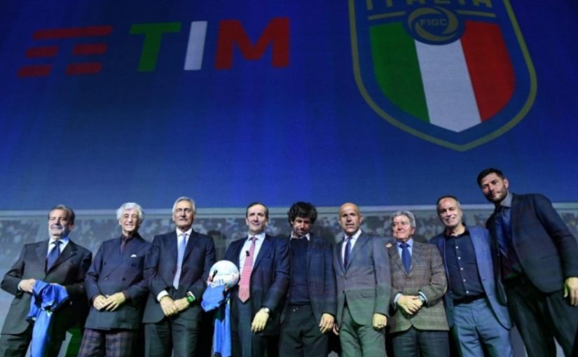 Seleção italiana renova parceria com TIM