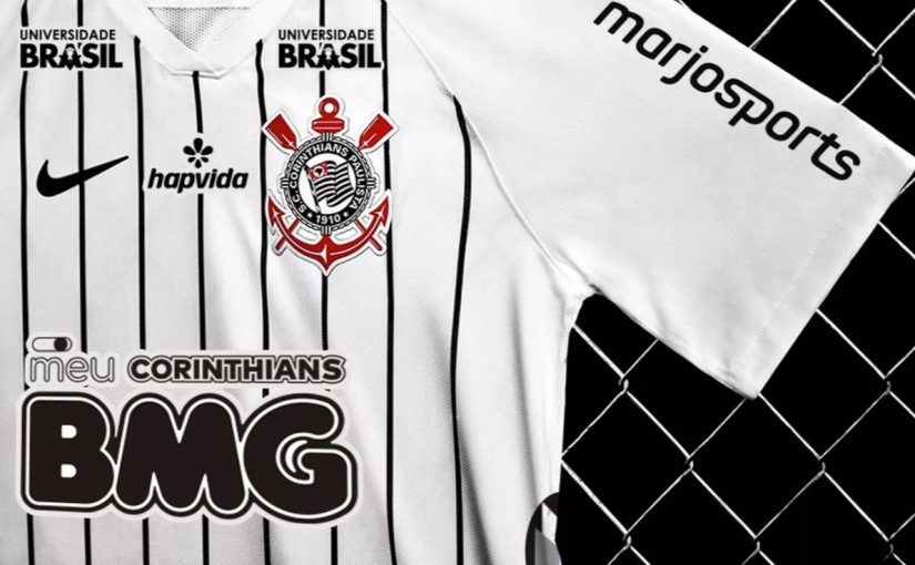 Corinthians recebe aval para marcas em preto e branco no uniforme