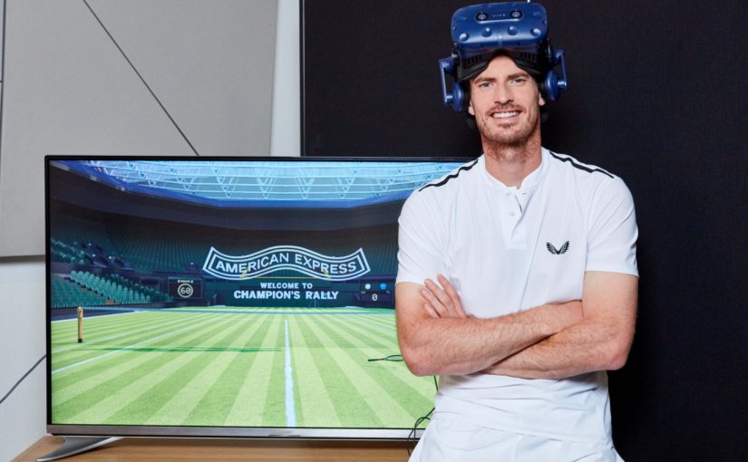 American Express ativa Wimbledon com Andy Murray e realidade virtual