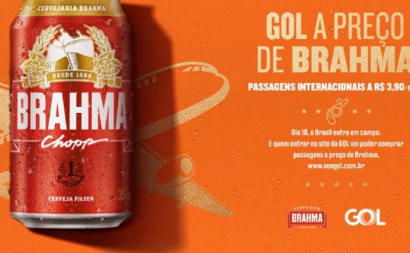 Com a Brahma, Gol vende passagem internacional a preço de cerveja