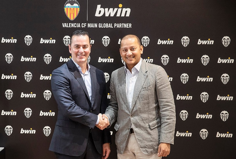 Bwin segue tendência e fecha patrocínio máster com o Valencia