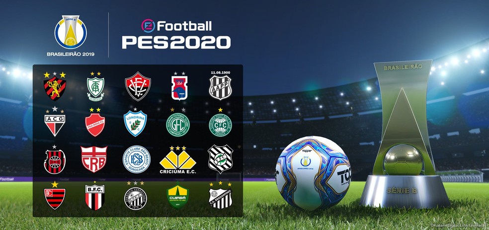 Konami fecha acordos exclusivos com Atlético-MG, Vasco, Sport e Série B