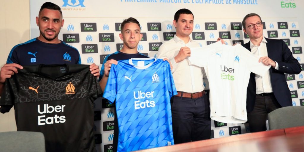 Após naming rights da Ligue 1, Uber Eats fecha com Olympique de Marseille
