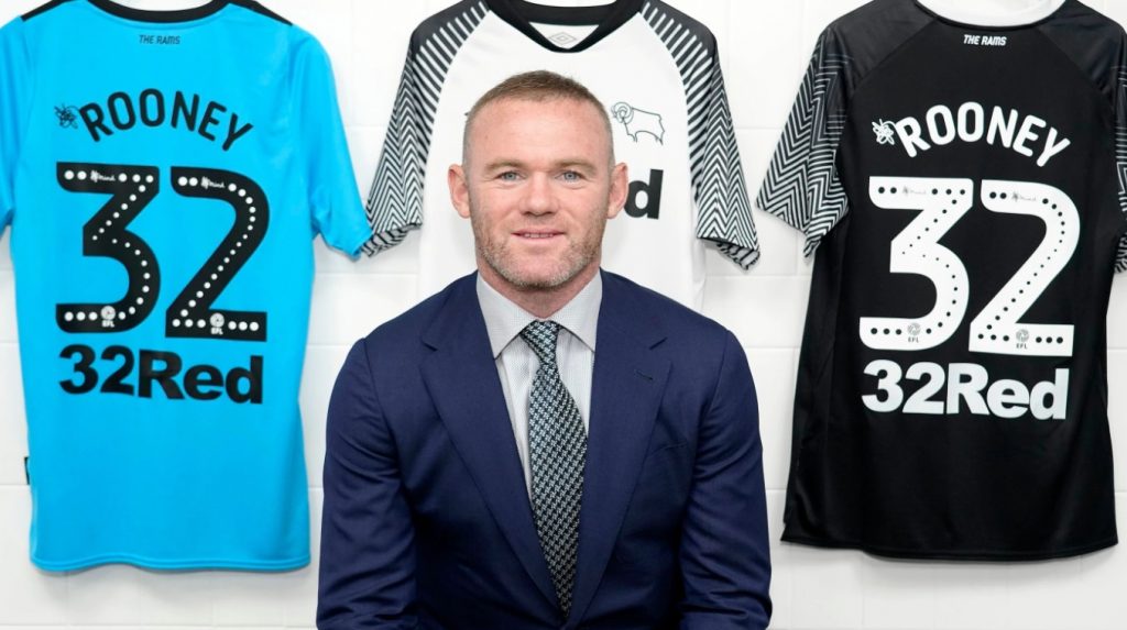Patrocinador banca Rooney no Derby County e gera críticas na Inglaterra