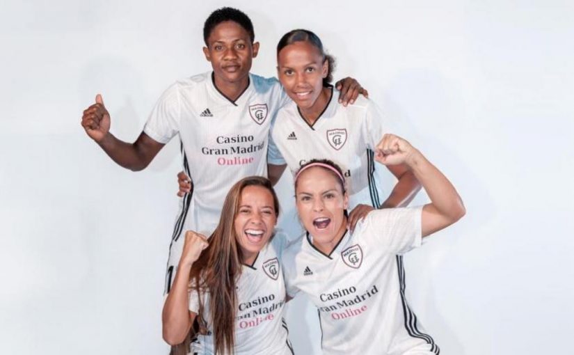 Equipe de futebol feminino de Madrid acerta máster com cassino