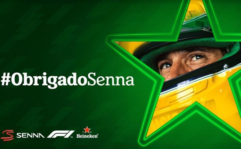 Com Senna, Heineken une forças com F1 para tributo em solo brasileiro
