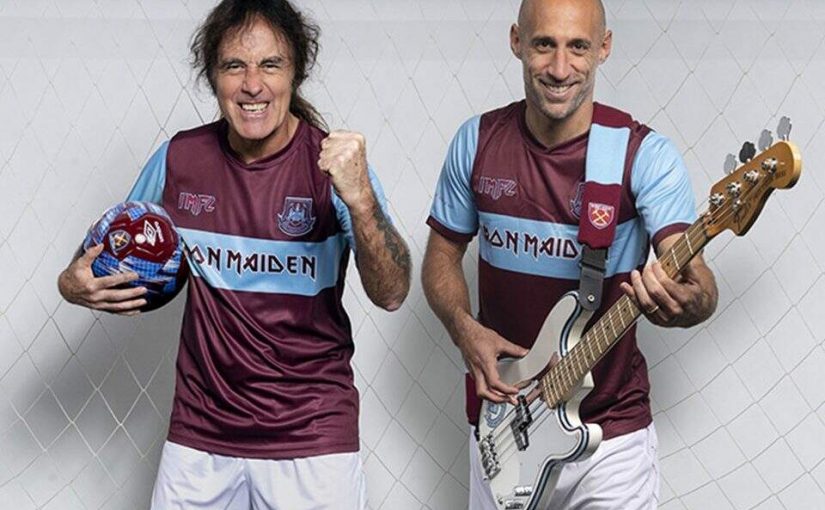 Iron Maiden apresenta uniforme em parceria com West Ham