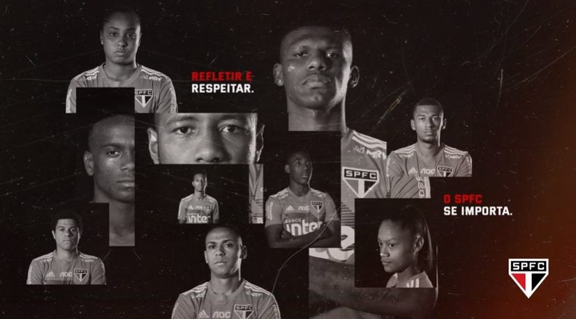 Clubes utilizam Dia da Consciência Negra para combater racismo no futebol