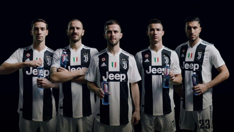 Juventus renova contrato global com marca chinesa de água