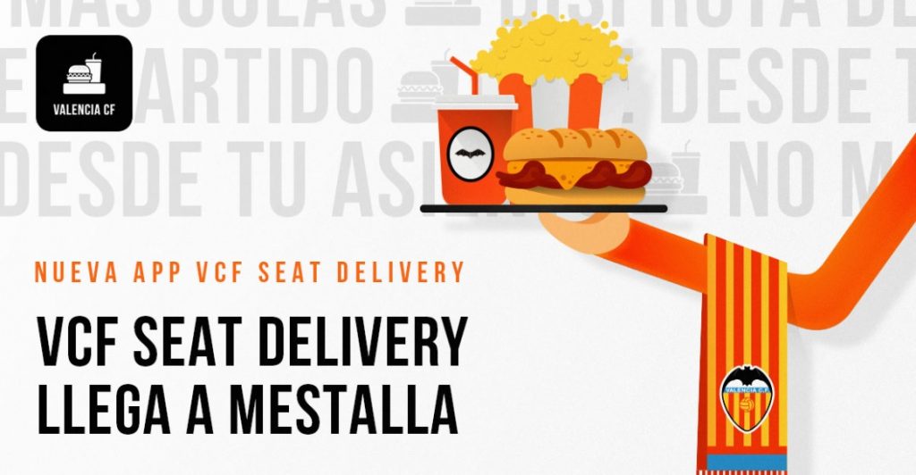 Valencia lança próprio aplicativo de entrega de comida no Mestalla