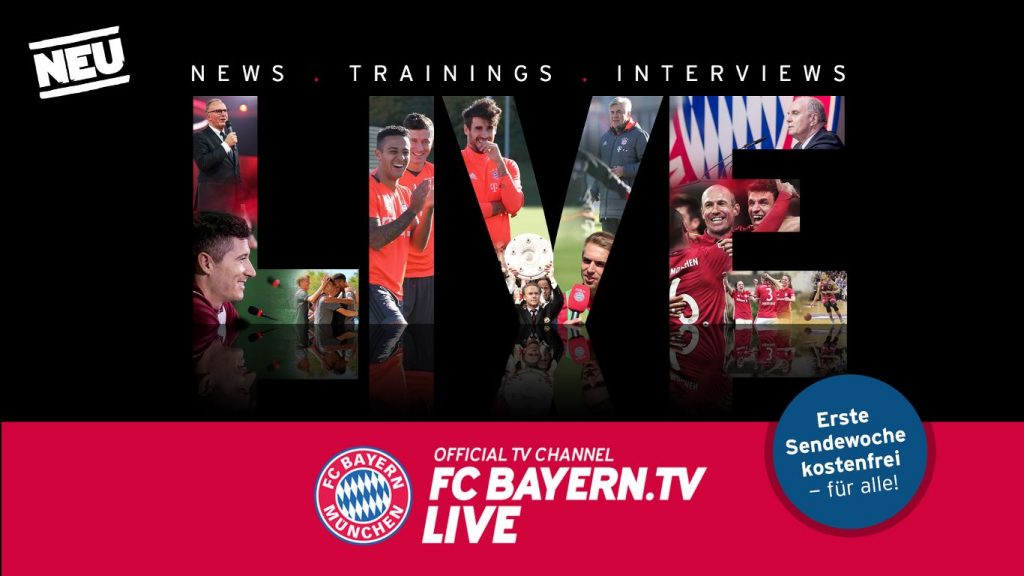 Com Alemanha ‘fechada’, Bayern de Munique libera sinal de sua Tv oficial