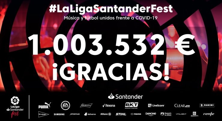 Festival virtual da LaLiga atrai 50 milhões de pessoas e apoio de 40 marcas