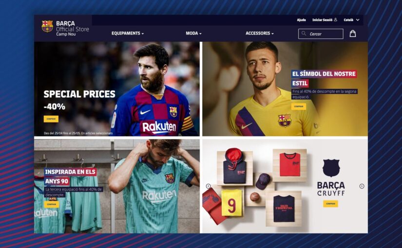 Barcelona “deixa” Nike para criar e-commerce próprio