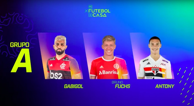 Globo lança torneio virtual de futebol com jogadores de clubes