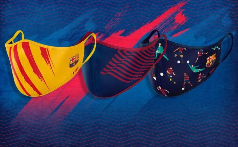 FC Barcelona lança linha de máscaras protetoras
