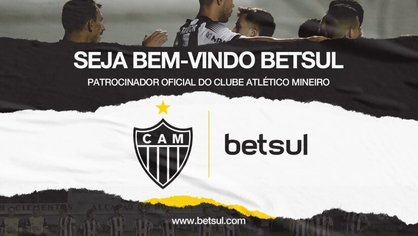 Atlético-MG anuncia patrocínio com site de apostas Betsul