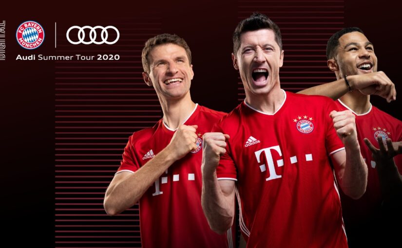 Bayern de Munique segue Dortmund e fará turnê virtual