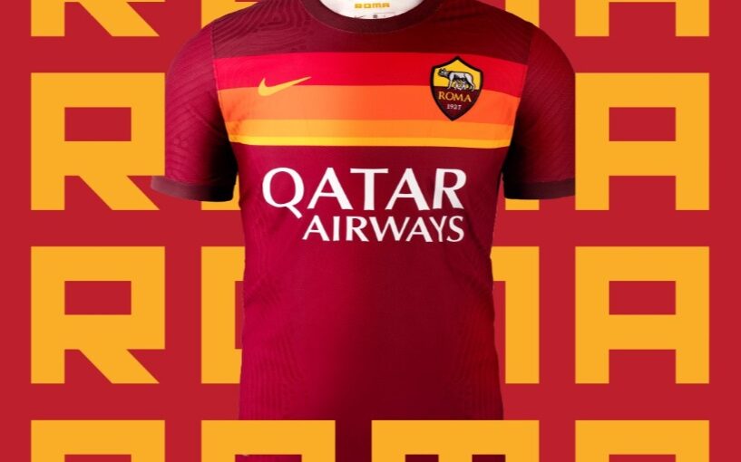AS Roma apresenta o seu novo uniforme, o último da parceria com a Nike