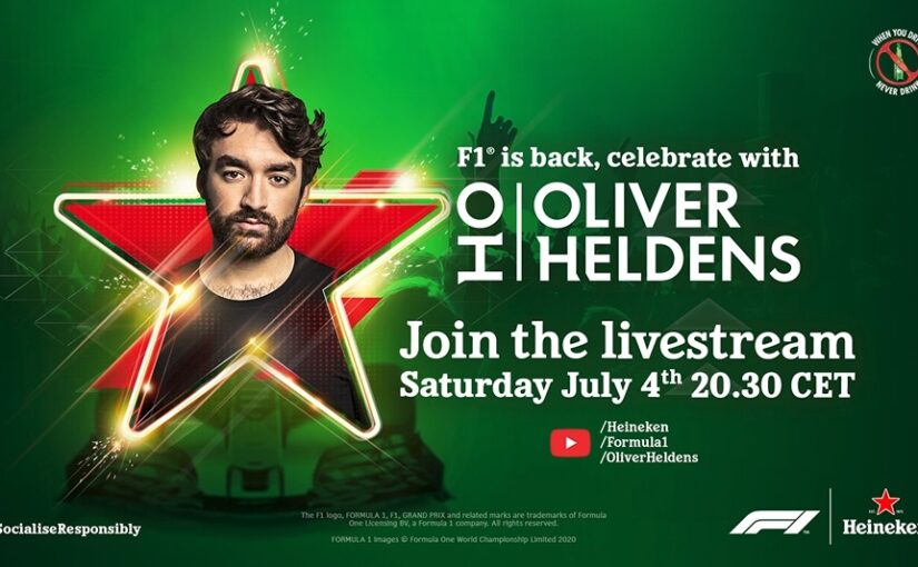 Heineken ativa retorno da Fórmula 1 com show virtual