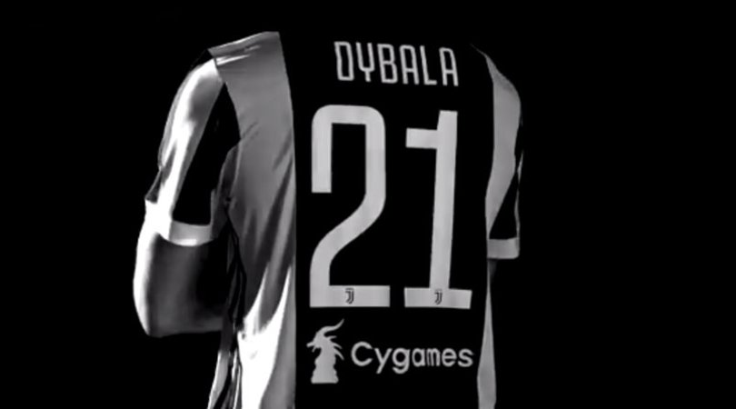Juventus retoma parceria com a Cygames para a barra traseira da camisa