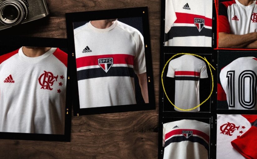 Adidas lança camisas retrô de Flamengo e São Paulo