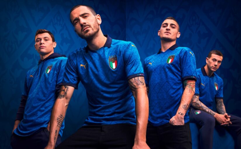 PUMA apresenta uniforme da seleção italiana com inspiração no Renascimento