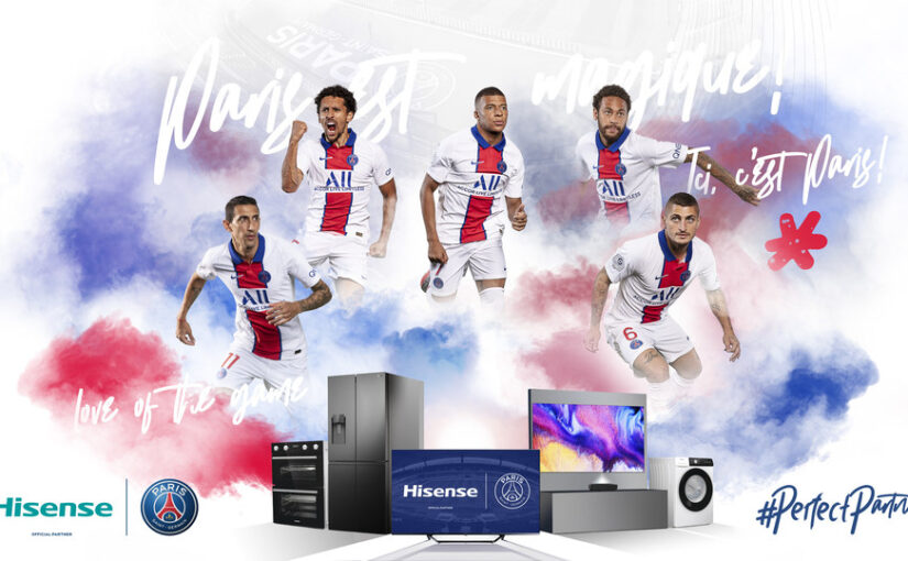 Hisense é a nova patrocinadora global do PSG