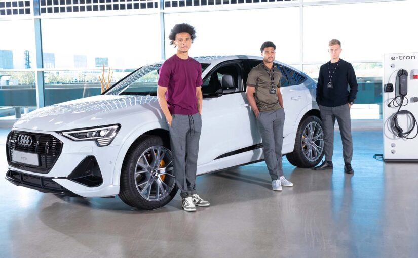 Audi promove carro elétrico em parceria com Bayern de Munique