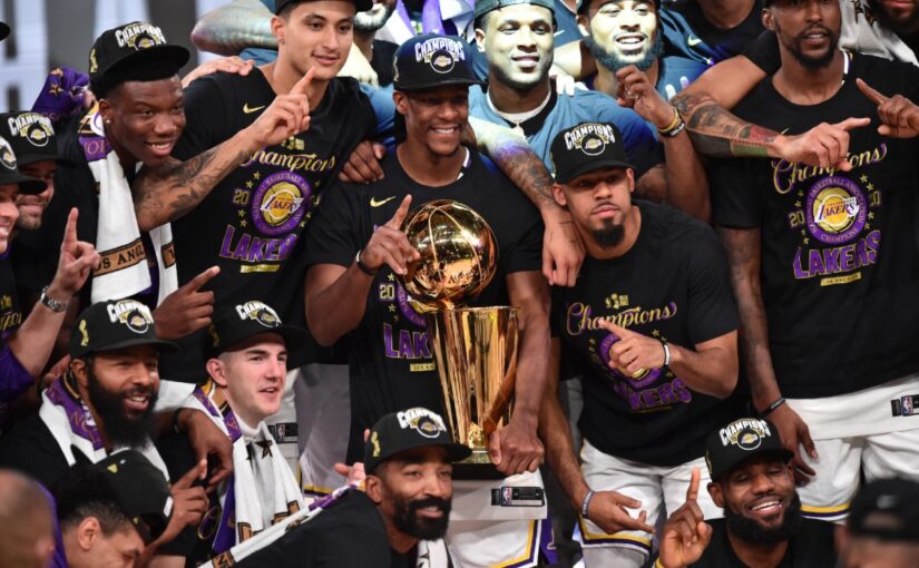 LA Lakers batem recorde de vendas de produtos de campeão da NBA