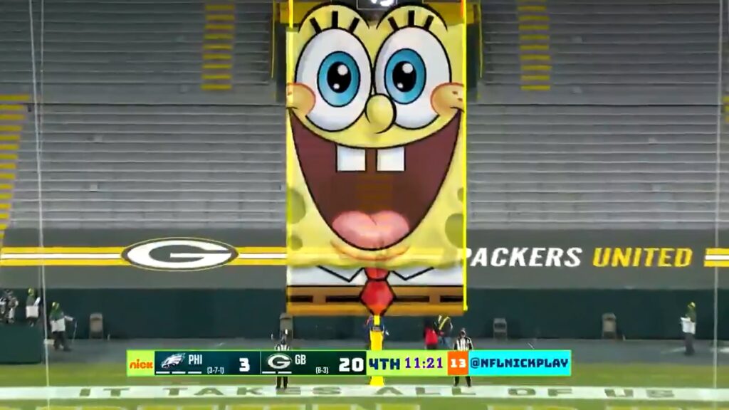 Com conteúdo infantil, Nickelodeon transmitirá jogo da NFL