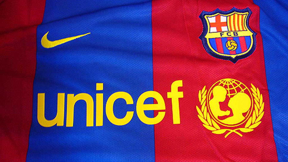 Candidato à presidência do FC Barcelona quer retorno da UNICEF ao uniforme