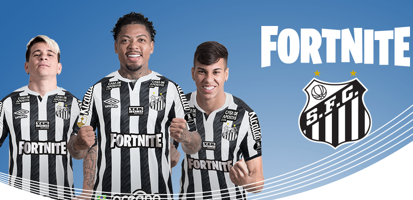 Fortnite será o patrocinador máster do Santos na final da Libertadores