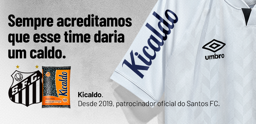 Kicaldo renova patrocínio ao Santos até o final de 2021
